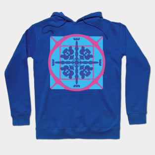 geometric flowers Hoodie